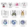 Медь Сова Панда Слон Собака Бабочка Милые Шармы Бусины Подходят для Оригинального Браслета Пандора Высокое Качество DIY Ювелирные Изделия
