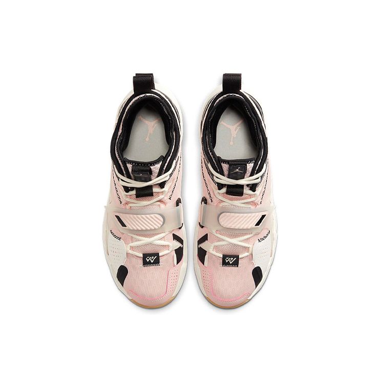 Air Jordan Почему бы не Zer0.3 PF Мужские кроссовки кораллового цвета розового цвета с оттенком бледно-слоновой кости CD3002-600