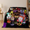 3D F-FNAF Игра Мультяшное Фланелевое Одеяло Мягкое Теплое Плед для Кровати Спальни Комнаты Гостиной Путешествий Кемпинга Пикника Подарок
