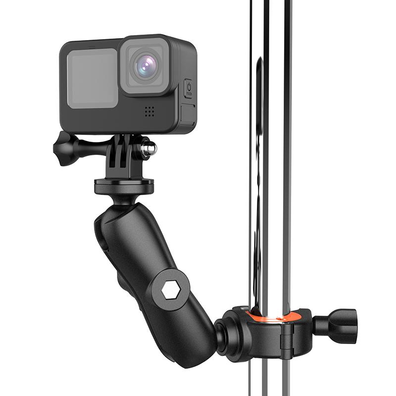 Bicycle Motorcycle Handlebar Camara Sopport Ram Mount Bracket For Insta360 X4 X3 Ace Pro 2 Go 3S X2 Gopro Dji Accessories