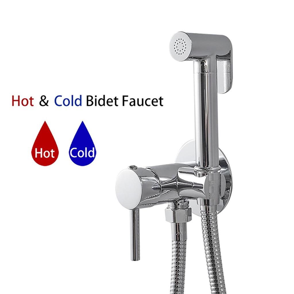 ULA черный смеситель для биде, распылитель для унитаза, биде, латунный смеситель для унитаза, гигиенический душ, смесители для унитаза с горячей и холодной водой