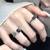 Нишевый дизайн, Высокий вкус, Легкая роскошь, Холодный стиль, Персонализированное ретро французское кольцо с открытой шинкой, Женское кольцо.