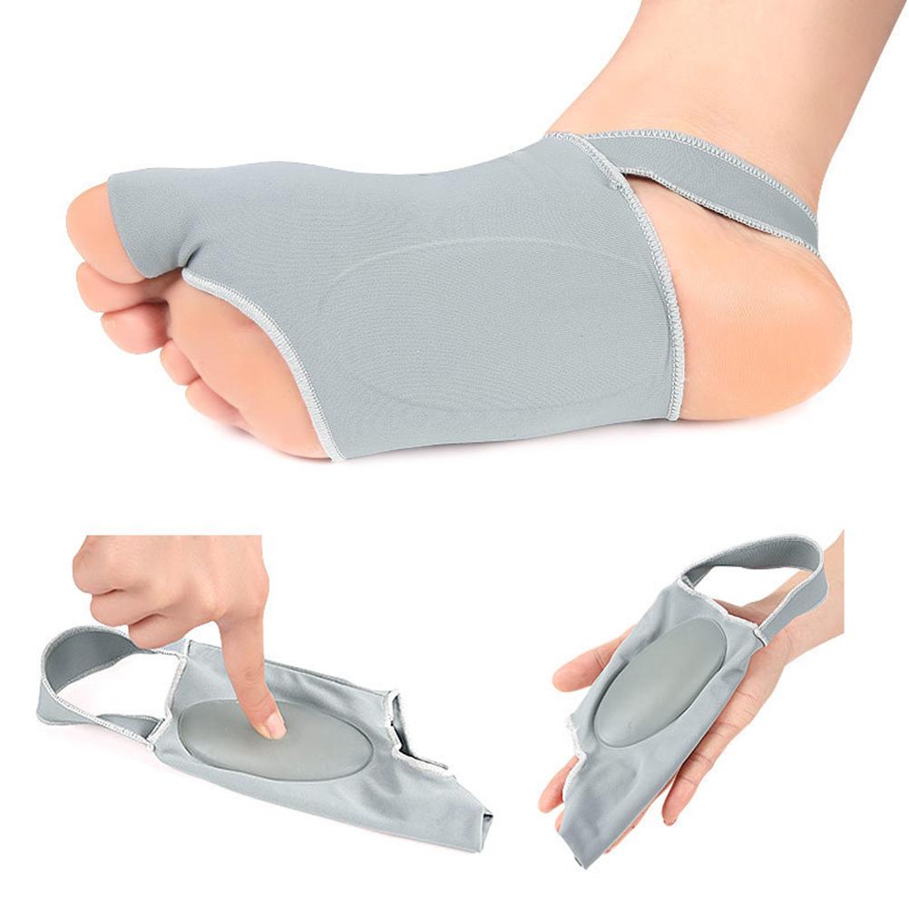 1 Pair 2 In 1 Arch Support Sleeve Brace Big Toe Hallux Valgus Corrector Ankle Arch Brace Wrap with