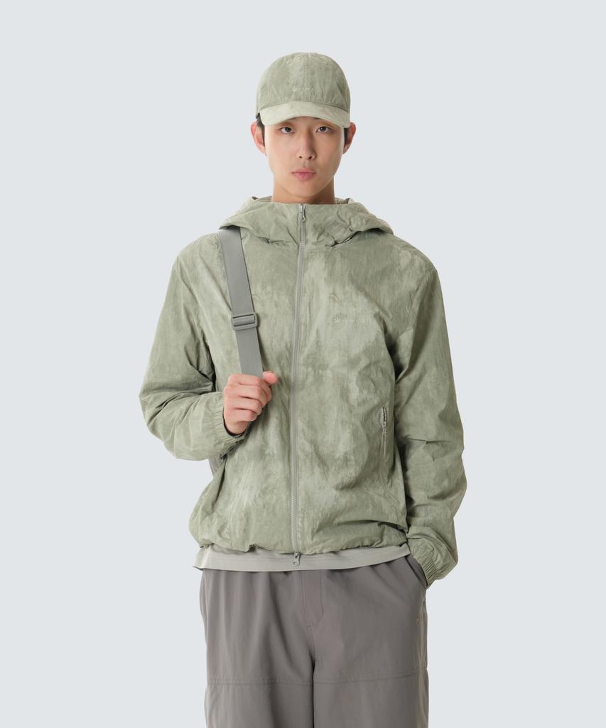 SNOWPEAK APPAREL Printed Windbreaker (S26Fmtwb34) Olive