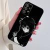 S-Shizuku M-Murusaki Phone Case For Samsung S24,21,22,23,30,Ultra,20,Plus,Note,10,9,Black soft silicone case TPU