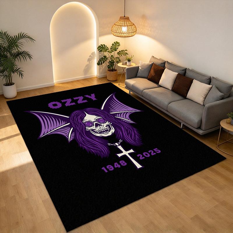 Ozzy Osbourne Living Room Nonslip Area Rug Soft Carpet For Bedroom Game Playroom Sofa Office Home Decor Doormat Christmas Gift C926725
