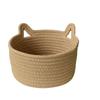 Round Cotton Rope Rattan Cat Ear Storage Basket