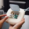 Mini Portable Small Medicine Box  Health Products Medicines Three Meals A Day