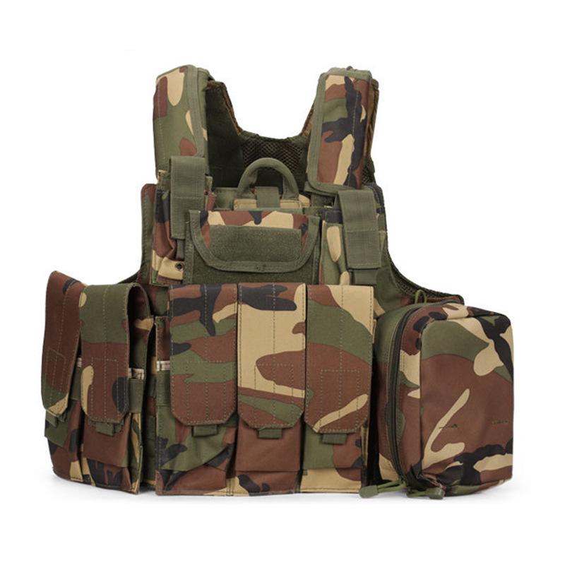 Outdoor Military Enthusiast Steel Wire Molle Vest