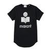 ISabelle Marant TS0004fa A1n10e 01bk Koldi Coldi Льняная Женская Футболка с Коротким Рукавом