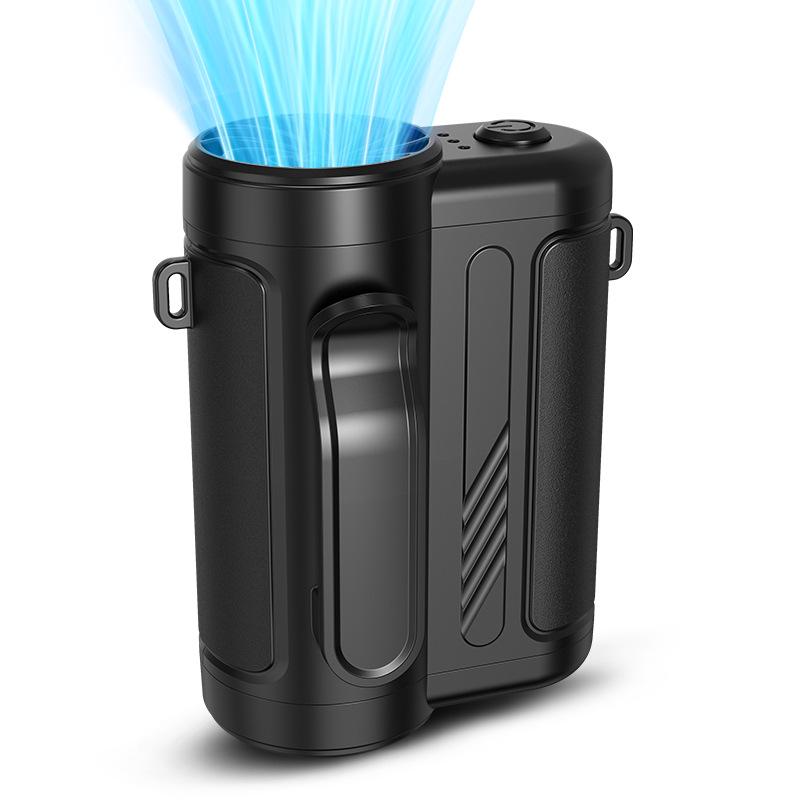 Portable High-Speed Multifunctional Fan: Waist-Hanging, Neck-Hanging, Handheld, USB-Powered Desktop Use