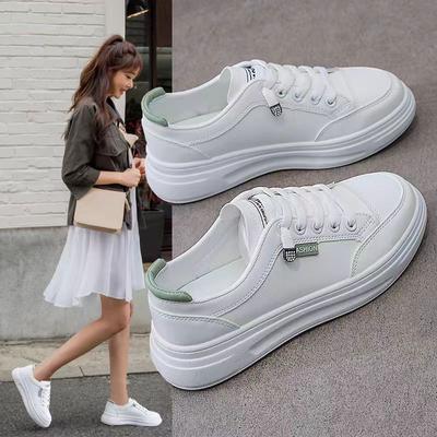 Белые туфли, женская обувь, новинка, весна и осень, спортивная обувь для сноуборда, женская суперпопулярная белая универсальная повседневная обувь