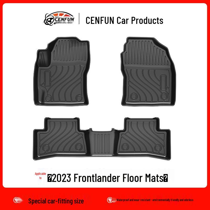 Экологичные водонепроницаемые коврики TPE для пола для Toyota Frontlander 2022 - Противоскользящие и износостойкие.