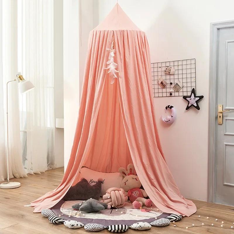 Kids Mosquito Net Baby Crib Curtain Girl Princess Hanging Bed Canopy Home Decoration Living Corner Play Reading Nook Room Decor