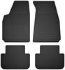 Rubber car mats, set of 4, universal for: Isuzu Trooper II SUV (1992-2002)