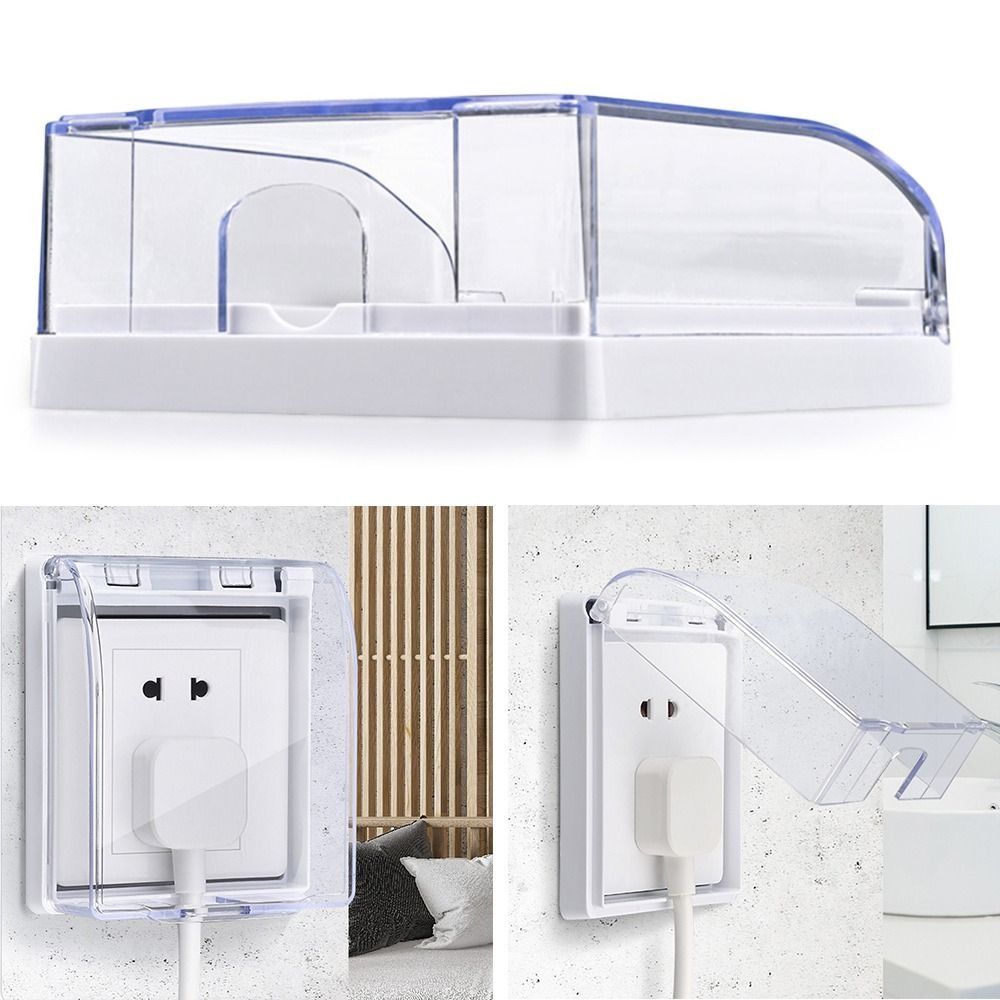 86 Type Electric Plug Cover Splash-Proof Box Socket Protector Switch Protective Cover Home