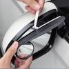 SEAMETAL 2PCS Car Rearview Mirror Rain Eyebrow Visor Carbon Fiber Car Rearview Side Snow Sun Visor Rain Cover Car Accessories