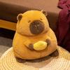 Capybara Plush Doll Pillow Soft Kawaii Stuffed Animal Toy for Kids Adults Capybara Hugging Capybara Cuddly Rodents Doll Gift for Birthdays Valentines