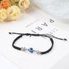 Fashion Retro Tortoise Braided Flower Woven Hand Rope Lucky Bracelet For Women Demon Eye Bracelet