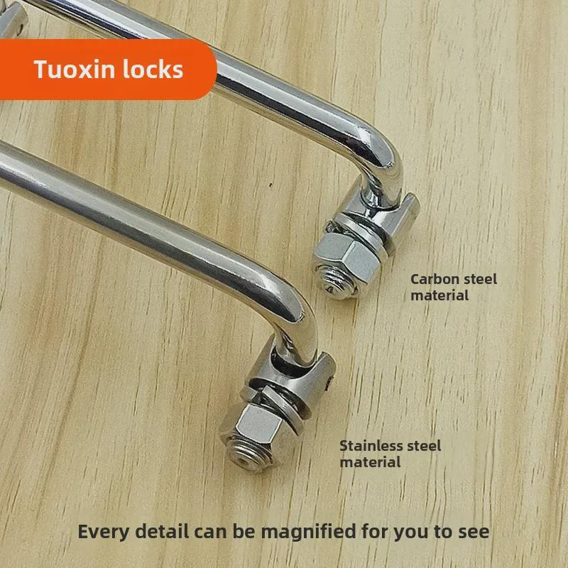 LS506 U-Shaped 304 Stainless Steel Folding Handle for Oven and Mechanical Equipment.