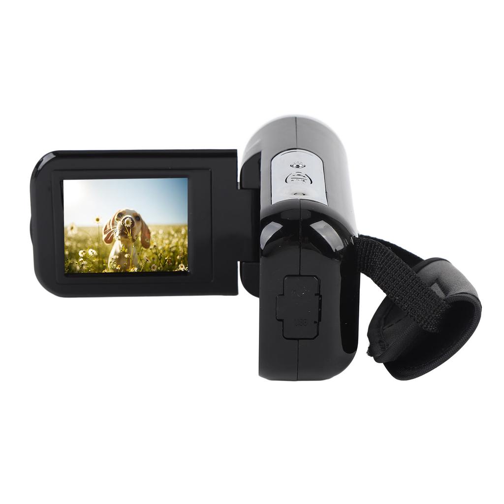 Цифровая видеокамера 2-дюймовый цветной экран 1080P 16МП 16-кратный зум стабилизация изображения DV видеокамера для путешествий, кампуса, записи роста