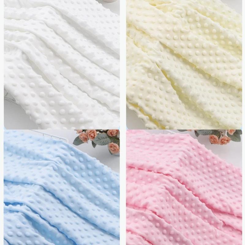 0.5м /1м Супермягкий Вельвет Бин Шорсткий Плюш Ткань Для Детского Одеяла, Постельного Белья, Плюшевых Кукол, Ткани для Рукоделия DIY TJ7286