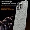 Для магнитного беспроводного зарядного чехла Magsafe для iPhone 16 15 14 12 13 Pro Max дышащий охлаждающий тканый сетчатый мягкий силиконовый чехол