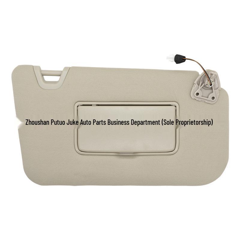 Beige Right Side Sun Visor for Nissan Rogue X-Trail (2014-2020) 96400-4BA1D