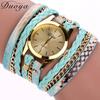 Quartz Watch Women's Circled Women's Bracelet Watch Woven Serpent Belt Watch