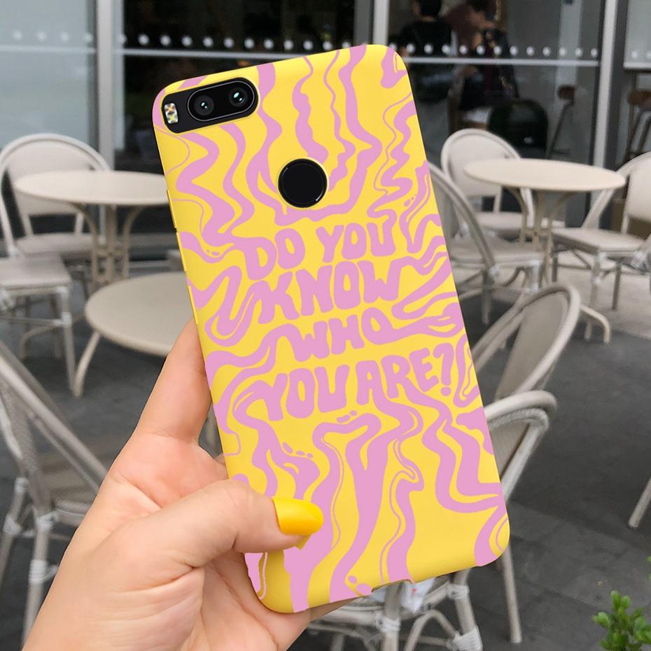 For Xiaomi Mi A1 (Mi 5X) Phone Case Lovely Pattern Macaroon Silicone Soft Back Cover For Xiaomi MiA1 Cases Funda Mi5X A 1 Bumper