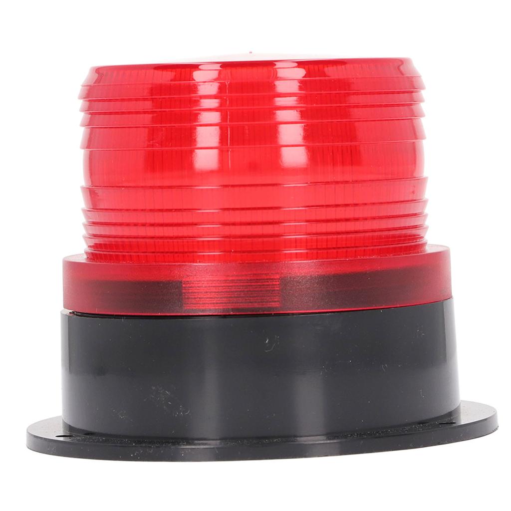 Круглый красный предупреждающий свет Промышленный аварийный светодиодный вращающийся стробоскопический маяк Предупреждающий свет 12–60 В