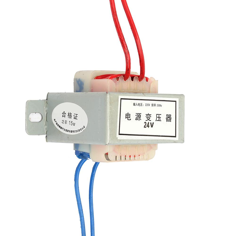 AC 12V24V Выходное напряжение 15W Входное напряжение 220V 50Hz Один силовой трансформатор (24V)