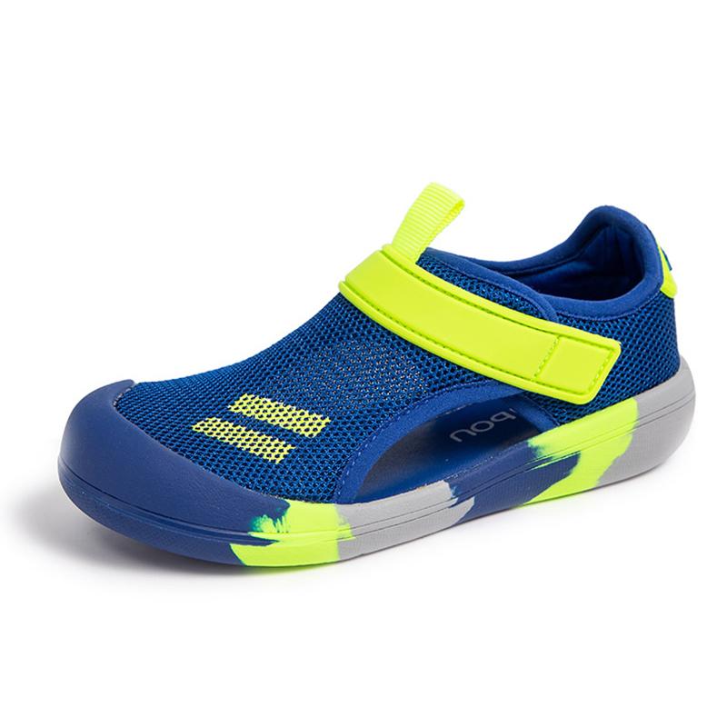 Летние детские сандалии для мальчиков и девочек, модная спортивная пляжная обувь для малышей, уличные детские дышащие повседневные сандалии, размер :23-36