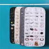 Non-woven Jewelry Storage Bag Foldable Hanging Storage Bag Women Jewelry Organizer  Home Use
