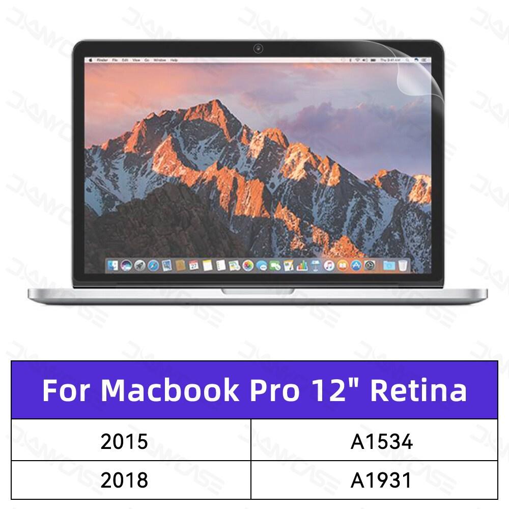 Screen Protector for MacBook Air 11.6 Air 13 Air 13.6 Air 15.3 M1 M2 Pro 12 Retina A1534 A1931 Pro 13 Pro 14 Pro 15 Pro 16 HD Soft Protective Film