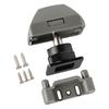 Zinc Alloy Push Button Lock for Indoor Furniture Cabinets in RVs Secure Latch Design with Mounting Accessories