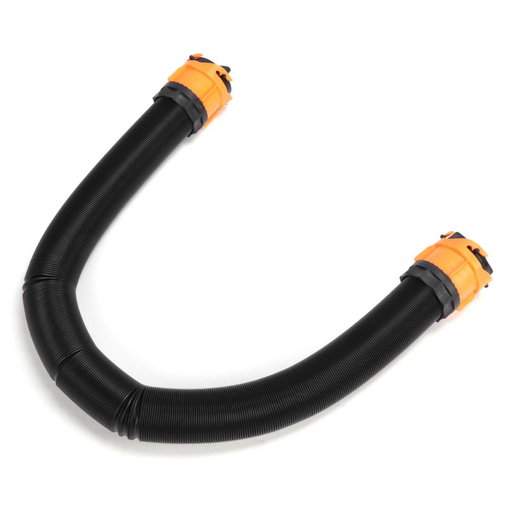 15ft Sewer Hose Sewage Pipe Kit with Swivel Adapter Translucent Elbow Storage Caps RV Campers Parts
