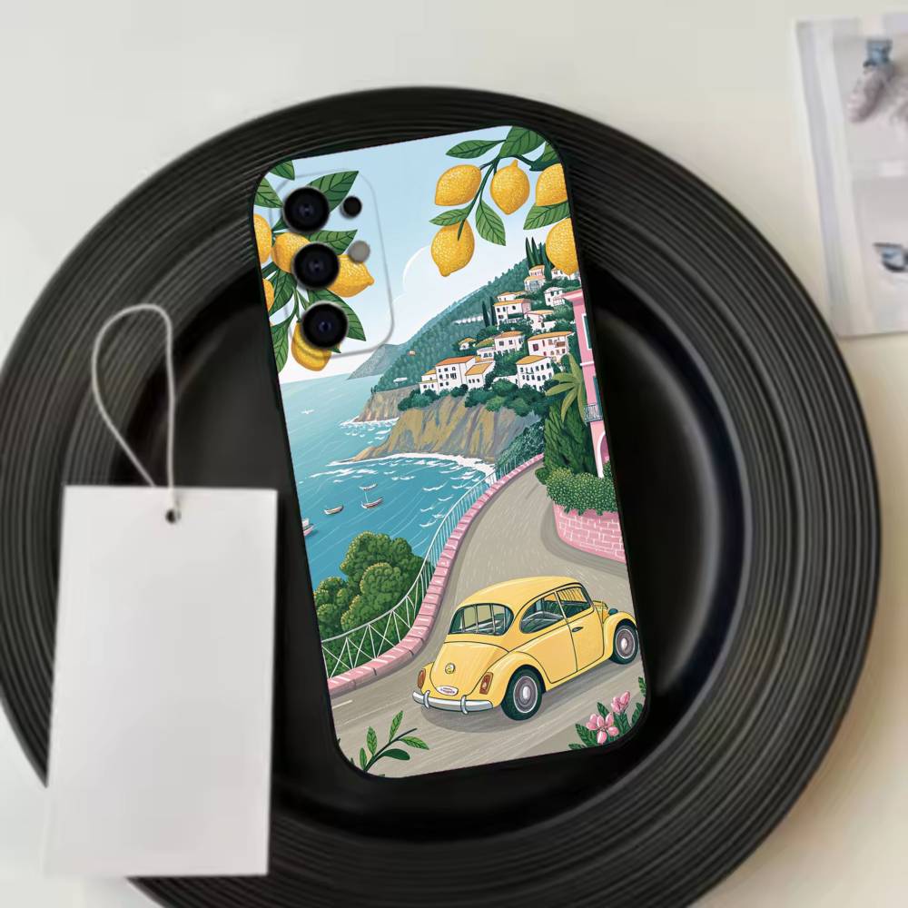 F-Florida Miami Phone Case For Samsung S25,S24,S21,S22,S23,S30,Ultra,S20,Plus,Fe,Soft Silicone Black Cover