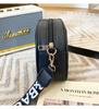 1PC High Quality Women's PU Rolling Strip Camera Bag Shoulder Bag Mobile Phone Bag Casual Crossbody Bag
