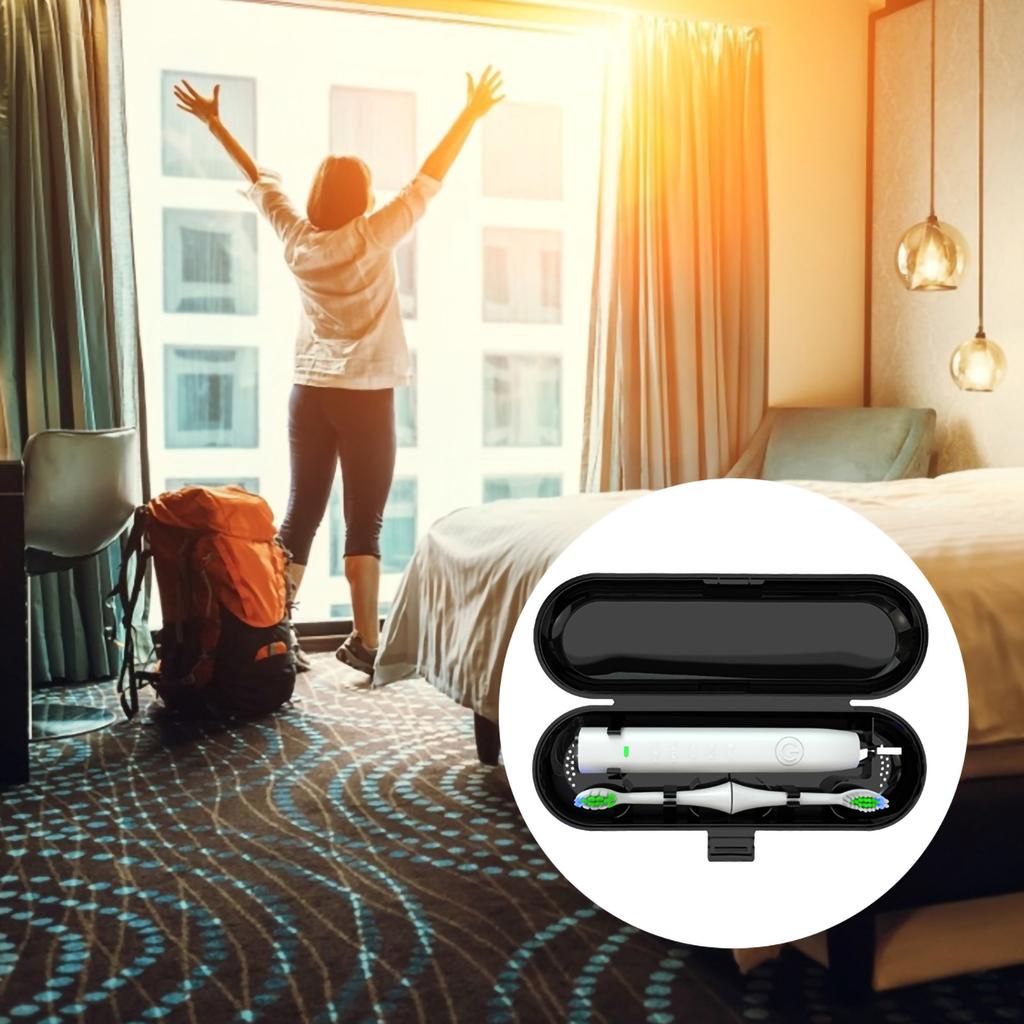 Портативный электрический зубной щетки головки дорожный чехол защита коробка для хранения