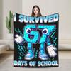 Soft Warm Blanket Children Airplane Travel Meme 6 7 Six Seven Italian Steal a Brainrot 67 Bedding Throws  Flannel Bedspread