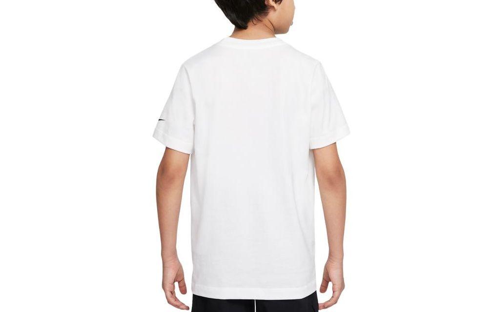 Nike Базовая спортивная футболка Белая Детская DO1807-100