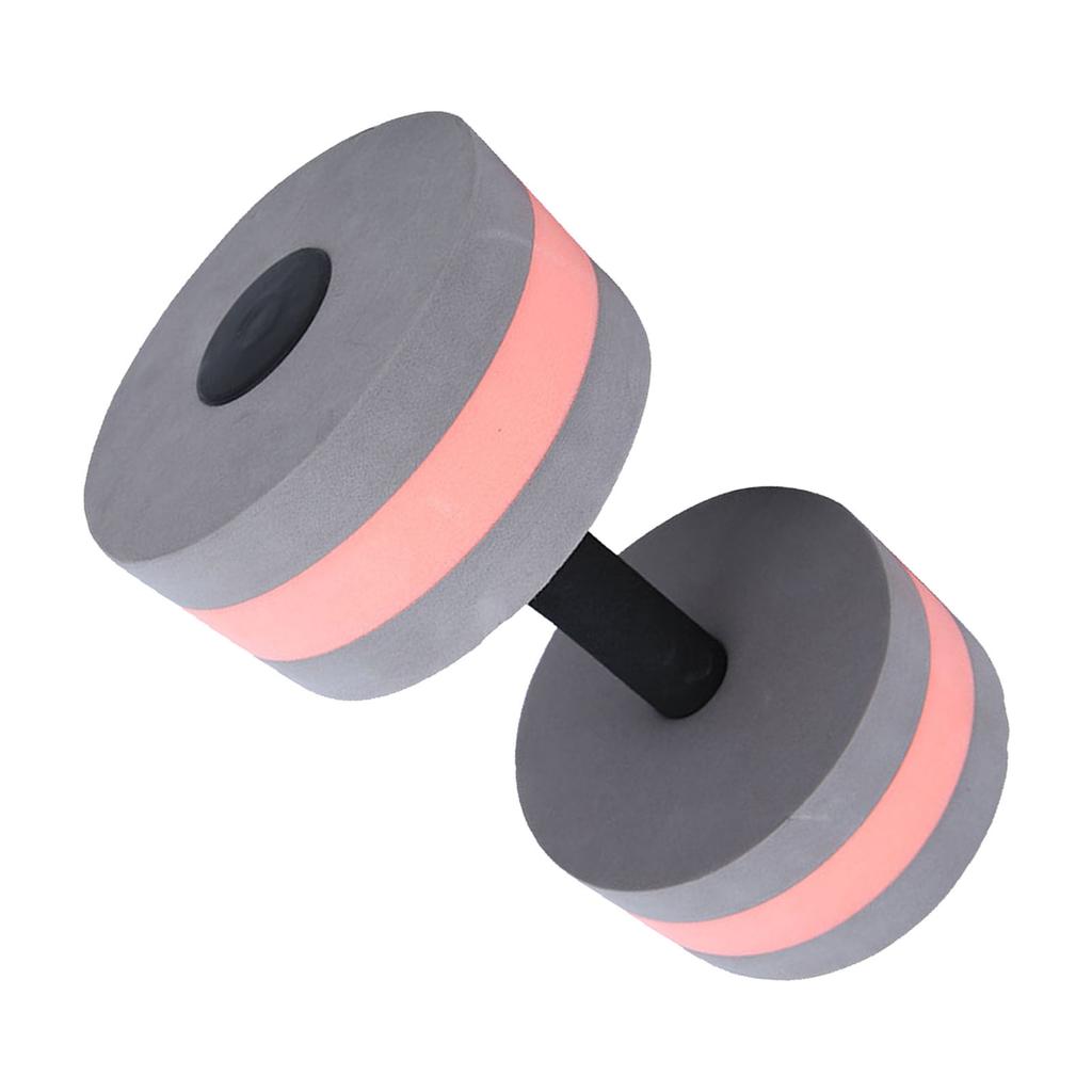 Eco Friendly Roundness Foam Water Floating Dumbbell Fitness Equipment(gray Red )