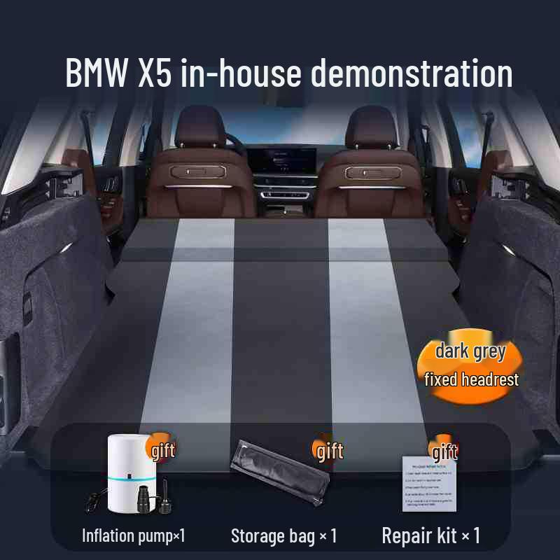 BMW X5 Rear Seat Air Mattress - Inflatable Car Bed for Trunk or Camping