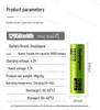 High-Capacity 12950mWh 3.7V 18650 Lithium Battery for Flashlights & Portable Fans