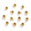 10pcs Stainless Steel Positioning Stopper Spacers Crimp End Beads For Zircon Making DIY Crimp Snap Bracelet End Clip Clasps