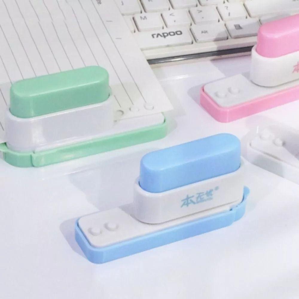 Дырокол для бумаги на 5 отверстий, пластиковый стандартный дырокол, портативный мини-дырокол для ручного счета