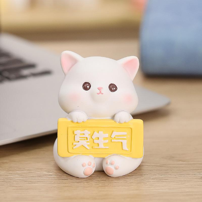 Don't Be Angry. Stress-relieving Little Pig Office Decoration Items. Animal Stress-relieving Cartoon