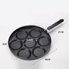 4/7 Cups Pancakes Frying Pans Breakfast Egg Pan Durable Non-stick Pan Holes Cooking Egg Ham Pans Pancak Maker Pan Cookware