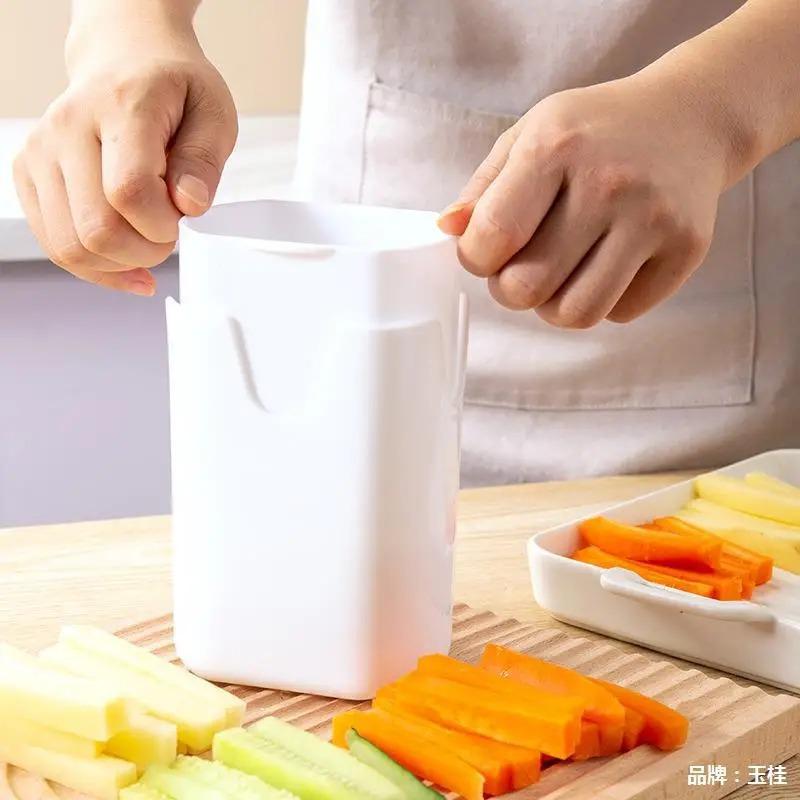 Нож для нарезки картофеля фри, натуральная нарезка, овощерезка, овощерезка, картофельный инструмент, пищевая нарезка овощей, измельчитель овощей, кухонные гаджеты, прочный